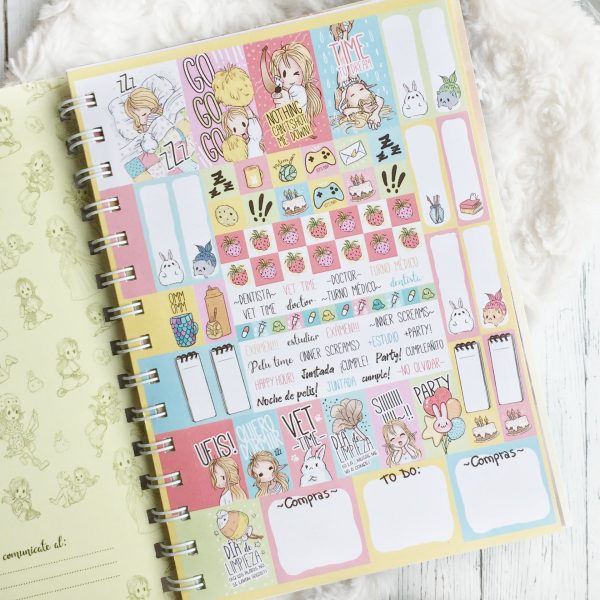 Stickers agenda elfina